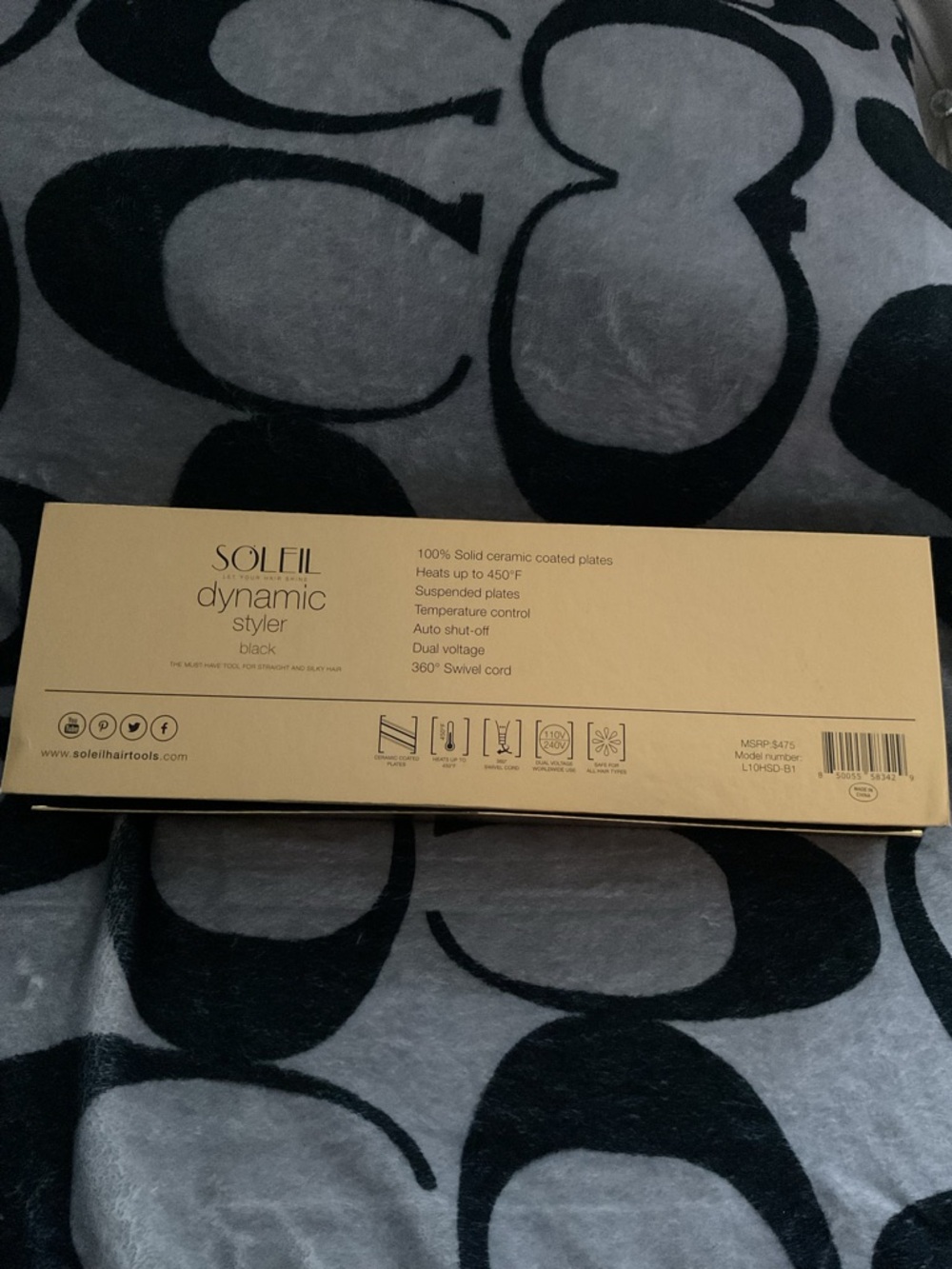 SOLEIL Dynamic Styler - Black (Gold Box) - Picture 6 of 6